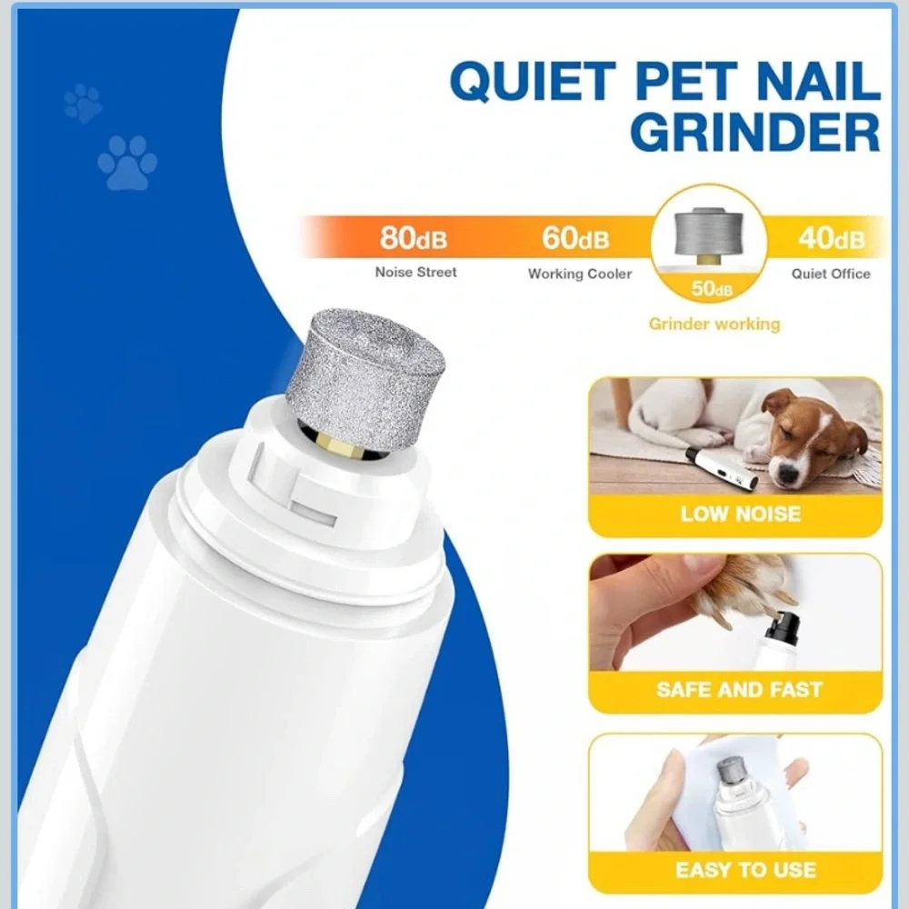 Bonve Pet Nail Grinder Dog/Cat Grooming Trimmer. New - Picture 2 of 5